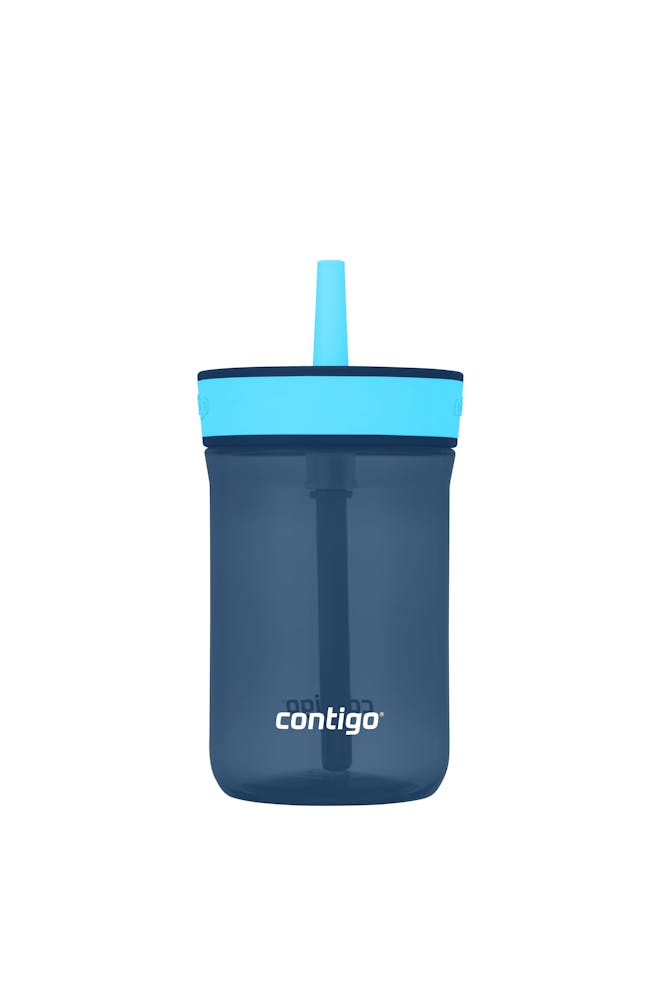 Kids’ Leighton Straw Tumbler with Spill-Proof Leak-Proof Lid, 14oz U7